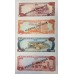 DOMINICAN REPUBLIC 1991 . FIFTY 50 - ONE THOUSAND 1,000 PESOS BANKNOTES . SPECIMEN